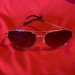 Womens Jessica Simpson Aviator Sunglasses